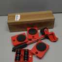 Furniture Lifter Tool & Furniture Moving Sliders Set 360 Rotating Wheels Up to 220 lbs, Refrigerator Movers Sliders with Smooth Glide, Non-Scratch Design for Hardwood Floors, Home & Office Appliances