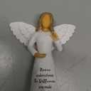 Angel Statue White With Motivational Message