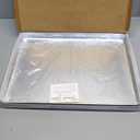 Hakan Aluminum Half Sheet Baking Pan 14x18-inch, 2.2lbs Weight, Thick Rust-Free Bakeware, Wrap Resistant Food Grade Aluminum Baking Tray, Cookie Sheet Oven Tray, Heavy-Duty Baklava Tray, Silver