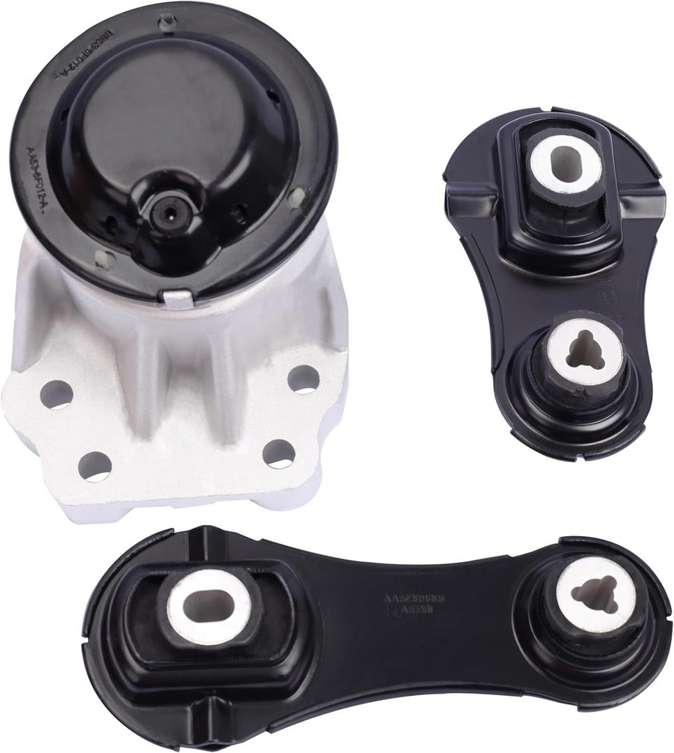 Engine Motor Transmission Mount Kit Compatible with 2010-2019 Flex Taurus Lincoln MKT 3.5L Turbocharged engine & 2010-2016 Lincoln MKS 3.5L Turbocharged engineReplace OE A5771 A5568 A5569 Set of 3