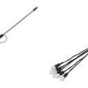 jojofuny 4pcs Solar Garden Lights Functions Outdoor Decor for Patio and Garden Warm Led Stake Lights Energy-Saving Emergency Lighting