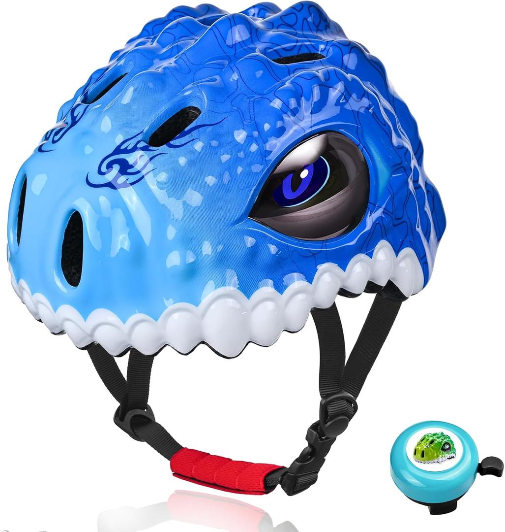 Toddler/Kids Bike Helmet for Boys Girls Adjustable Kids Helmet 3D Lightweight Ventilation and Multi-Sports Scooter Cycling Roller Balance Bike, Small: 18.9"-21.2"/48-54cm