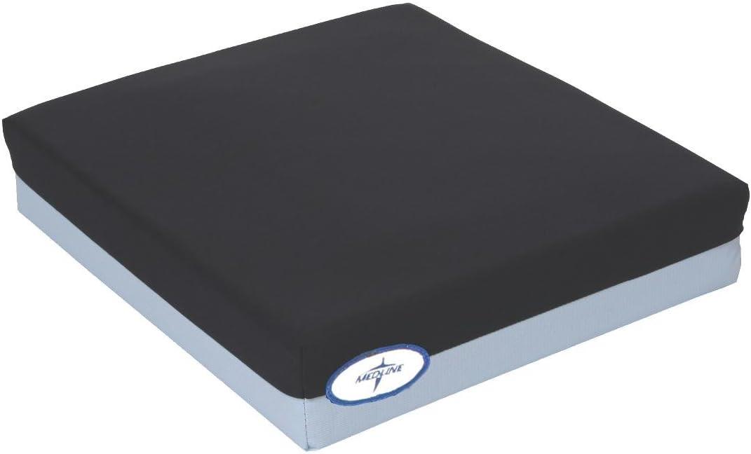 Medline Gel Foam Pressure Redistribution Cushions Seat, 18" x 16" x 2"
