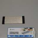 S SATC Diamond Sharpening Stone 2 Side Grit 400/1000 Diamond Plate Honing Stone 8-inch Hone Sharpener White