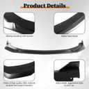 Front Lip for Ford Mustang GT EcoBoost 2024-2026 Front Bumper Lip Splitter Matte Black