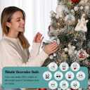 Soulchen 10pcs Clear Plastic Fillable Ornaments Ball for Crafts 3.15inch Acrylic Christmas Hanging Ornaments Balls DIY Decorations Indoor Home Decor Supplies