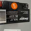 Energizer - ETX7L TX7L AGM Motorcycle and ATV 12V Battery, 85 Cold Cranking Amps and 6 Ahr. Replaces: YTX7L-BS and others, Black