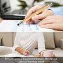 Bamboo Pens Bulk 2-in-1 Stylus Tip Wooden Bamboo Pens Engraving Wooden Ballpoint Pen Customizable Gift Pen Bulk 50pcs