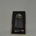 eLinkSmart Heavy Duty Smart Padlock with Key, Pad Lock with Code Keypad, Weatherproof Bluetooth RFID Keyless Electronic Digital Combination Lock for Gate Outdoor Fence Storage Unit Locker Shed Pool