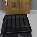 Marbrasse 6 Tier Paper Organizer Letter Tray - Mesh Desk File Organizer with Handle, Paper Sorter Organizer for Letter/A4 Office File Folder Holder - Black (6 Tier - Black)