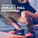 Ankle Brace for Plantar Fasciitis  Pack of 2 Adjustable Ankle Support Wrap for Men & Women, Ligament Stabilizer, Compression Lace Up for Swelling & Pain Relief, Heel Protector for Walking (Blue, Large)