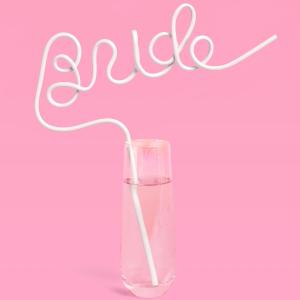 xo, Fetti Bachelorette Party XL White Bride Straw | Bridal Shower Party Decorations | Bride To Be Gift