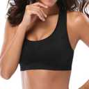 MIRITY Women Racerback Sports Bras - High Impact Workout Gym Activewear Bra (M)