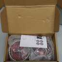 Motorcycle Turn Signal 3 1/4" Lens Covers 2 Pack, Retro Red Light Lense Rear Brake Taillight Lense Lamp Caps Universal for Harley Road King Electra Street Glide Heritage Softail Accessories