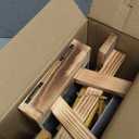 MIXXIDEA Wooden Squirrel Feeder Table with Water Bowl, Squirrel Picnic Table for Outside with Umbrella, Brown Squirrel Feeder with Corn Cob Holder Cute Chipmunk Feeder (Brown) (Red)