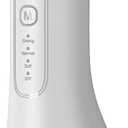 Water Flosser, Rechargeable 300ML IPX7 Waterproof Cordless Portable Oral Irrigator with 4 Modes & 4 Replaceable Jet Tips-Flossing Cleaner for Daily Home Use,Travel,Gums,Braces Care-White