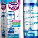 YoYa Toys Liquimo Spiral Liquid Motion Bubbler Timer for Kids - Bubble Drop Hourglass - Fidget Toys for Autistic Children Activity - Office Desk Top Accessories, Holiday Stocking Stuffers