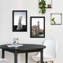 12x16 Picture Frame Black, Classic Poster Frame for Horizontal or Vertical Wall Mounting, 1 Pack