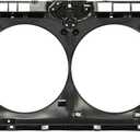 ECOTRIC Black Radiator Support Assembly Compatible with 2010-2013 Nissan Altima 2009-2014 Maxima Replacement for NI1225185 625009N00A Radiator Brace