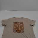 Oversized Wild West Cowboys T-Shirt for Women Vintage Country Music Tee Western Rodeo Graphic Tee Short Sleeve Loose Top, size L
