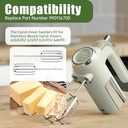 Hand Mixers Beaters, Hand Mixer Attachments Replacement Beaters for Hamilton Beach Hand Mixers 62682RZ 62683 62692 62695V 64699 Mixer Parts