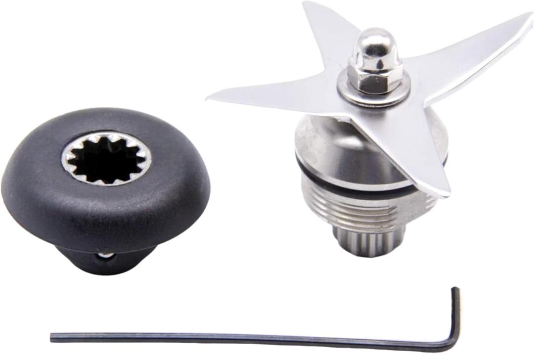 4 Knife Blender Repair Kit Retainer Nut, Drive Socket, 891 802 Replacement for Blenders & Allen Wrench Replacement for Vita-mix Blade 5200 5006 5012 5057 5062 Series