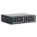 Linkstyle 3 in 1 Out Component AV Video Switch Box 1080P, 3 Way Composite 3 RCA AV Splitter RGB Selector Video Audio Switch Converter, for Xbox 360 Wii PS3 PS1 PS1 SNES DVD/VCD/STB/TV/HDTV