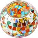 Colorful Solar LED Mosaic Light for Outdoor Decoration Solar Charge Garden Light for Pathways Lawns and Patios Durable and Landscape Illumination