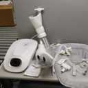 Momcozy CocoSway 3D-Motion Baby Swing for Infants to Toddlers, 6 Motion Modes & 4 Speeds, 180 Rotating Seat, Remote Control, Reclining Seat with 5-Point Harness, 8 Preset Lullabies, Grey (Gray)