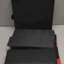 ZOBER Christmas Ornament Storage Box - Stores 128 3" Ornaments with Drawer Style Trays - Tear Proof 600D Oxford Fabric - Ornament Organizer Storage Box, Durable Christmas Containers Holder - Red