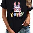 Women's Festival T-Shirt - Funny Holiday Graphic Tee, Valentine's St. Patrick's Easter Mother's Day Print T-Shirt (XS)