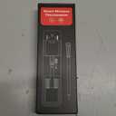 2026 Upgraded Smart Wireless Meat Thermometer 6 Sensors Accuracy Digital Food Thermometer 0.5S Instant Read, IP67 Waterproof for BBQ, Grill, Smoker, Oven, Air Fryer (Black)