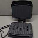 George Foreman® Fully Submersible Grill, NEW Dishwasher Safe, Wash the Entire Grill, Easy-to-Clean Nonstick, Black/ Grey
(4-Serving)