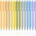 Mr. Pen- Retractable Gel Pens, 22 Pack, Black Ink, Mild Pastel Barrel, Fine Point 0.5 mm, Fast Dry, Smooth Writing, Cute Gel Ink Pens Bulk for Drawing, Writing Planner and School Supplies