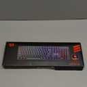 Redragon Mechanical Gaming Keyboard Wired, 11 Programmable Backlit Modes, Hot-Swappable Red Switch, Anti-Ghosting, Double-Shot PBT Keycaps, Light Up Keyboard for PC Mac (Black)