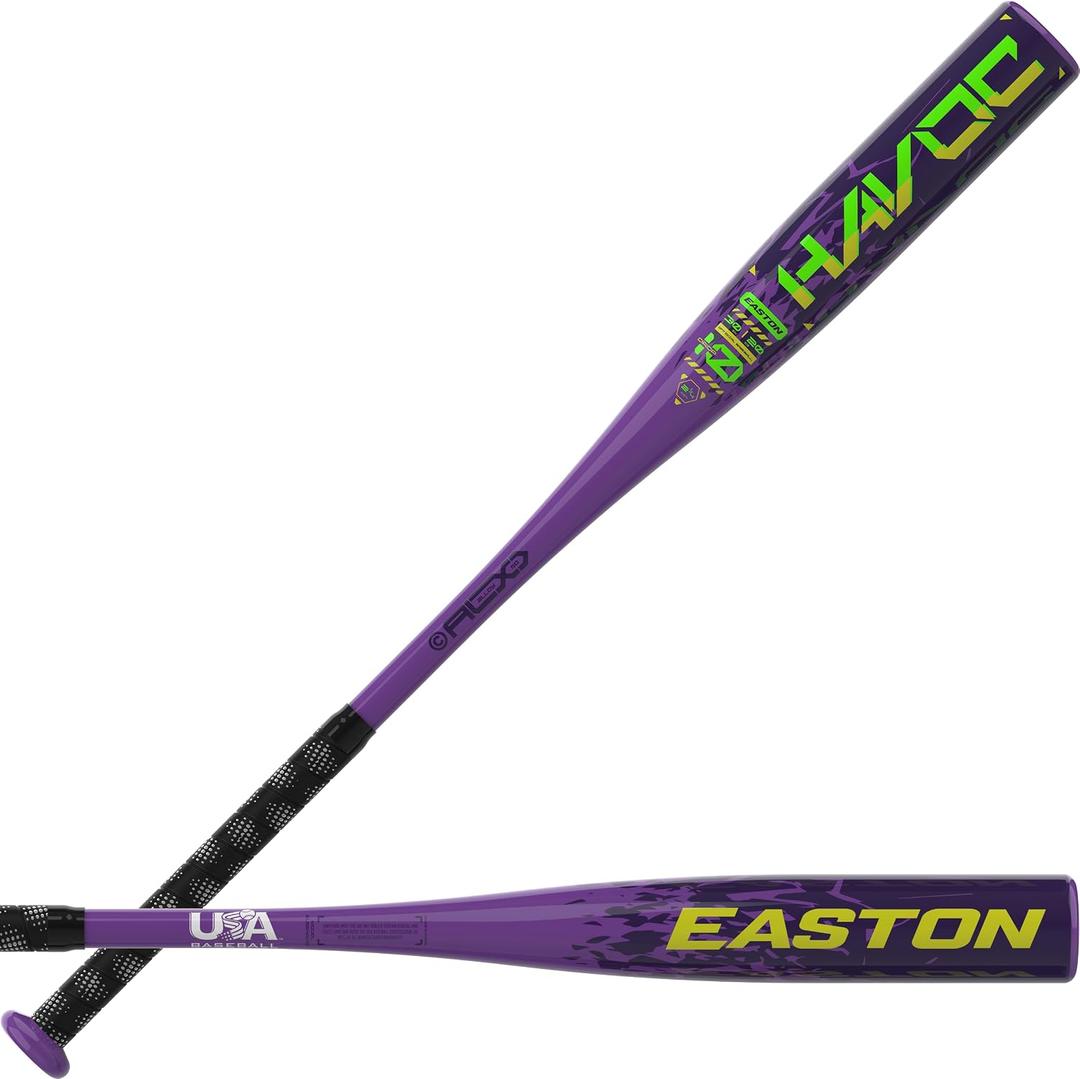Easton | Havoc Baseball Bat | USA | -10 Drop | 2 1/4" Barrel | 1 Pc. Aluminum, 31 Inch