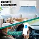 YITAHOME 18000 BTU Mini Split Air Conditioner Heat Pump System, 21 SEER2 208-230V Ductless Inverter System with Wi-Fi & Alexa Compatibility, Cover Up to 1250 Sq. Ft, Complete Installation Kit Included
