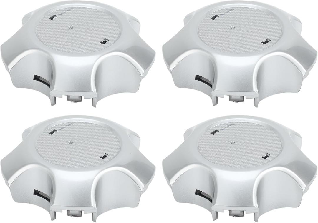 4 Pc Wheel Center Caps Hub Caps Rim Center Caps for Toyota Rav4 2006-2012 Wheel Caps Hubcap Center Covers No.4260B0R020 Silver Tone Plastic