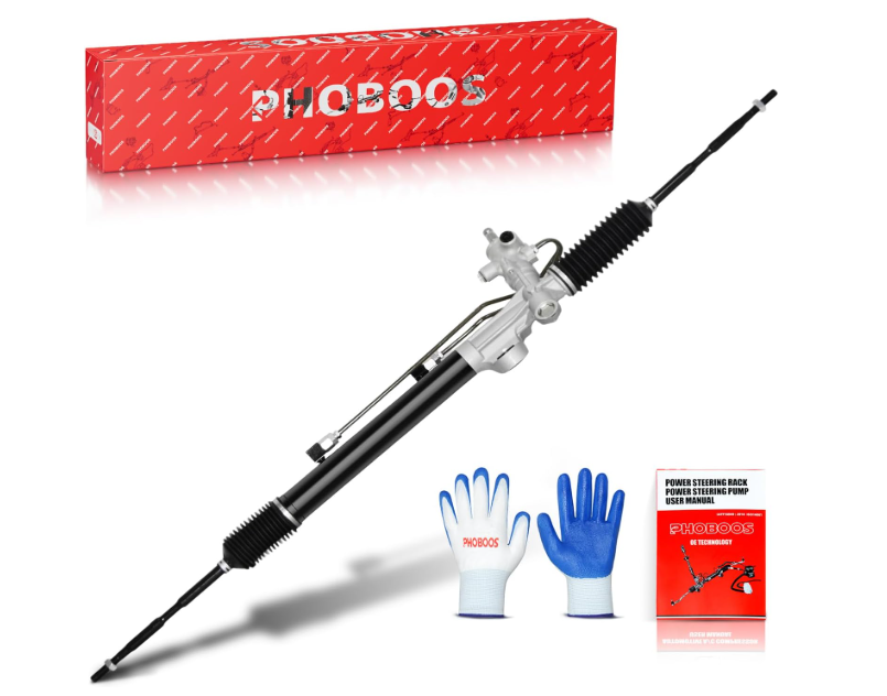 PHOBOOS Hydraulic Power Steering Rack and Pinion Assembly Compatible with Honda Odyssey 2005-2006 V6 3.5L. New Unit, Leak-proof, Direct Bolt-On Fit, Ref. 26-2724