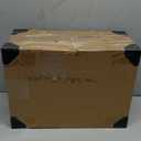 BOY MCOWBOY 6 Pcs Decorative Wood Crates for Display, 6 Size Large Farmhouse Wooden Basket for Storage Container and Decorations, Rustic Nesting Crates Decor Boxes with Handle