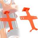 Universal Motorcycle Fork Guard Suspension Support Brace Transportation Tool Tie Down Seal Saver Protection Plastic For Dirt Bike Motocross Accessories Orange
