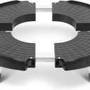 W B D WEIBIDA Plant Stand with Wheels Heavy Duty, Adjustable 15 to 21 Inch Pot Roller Base, Rolling Planter Caddy for Large Flower Pots, 440 Lbs Capacity Round Dolly Cart for Indoor/Outdoor Use