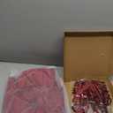 71 x 20 Inch Giant Red Bow Christmas Tree Topper with 24 Pcs Velvet Christmas Bow Extra Large Xmas Tree Topper Decor for Holiday and Home Wreath Wall Backdrop Decor