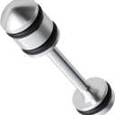 Ls Billet Aluminum Oil Diverter Rear Galley Plug Barbell Fits for GM Gen III & IV LS1 LS3 LS2 LQ4 LQ9 LS6 L92 L33 L99 LS Barbell 6061-T6, with Viton O Ring