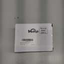 Maitys 48 Pcs Wooden Table Number Stands Wedding Table Name Holder Semicircular Design Place Card Holders with 48 Pcs Tented Cards for Retail Shop Wedding Party Events Decoration(Burlywood)