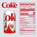 2 x Diet Coke Soda Soft Drinks, 12 fl oz Fridge Pack Cans, 12 Pack - Cola Flavored Diet Soda Soft Drinks (EXP 08/04/25)