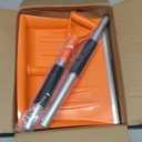 Snow Shovel for Driveway, 43" to 50" Retractable Detachable Lightweight Plastic, Snow Shovels with D-Grip Handle, Large-Capacity for Driveway Garden Car & Outdoor All-Season Use