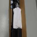 White Backdrop with Stand for Photoshoot, 5X6.5ft White Photo Backdrop with T Shape Background Backdrop Stand for Photography, Portable Photo Backdrop Curtain Stand Kit w Carrying Bag 5 Spring Clamps