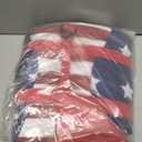 Malier Dog Life Jacket, High Buoyancy Shark Swimsuit, Ripstop American Flag, Medium, Red & Dark Blue