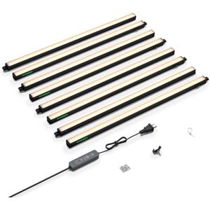 VIVOSUN T5 Grow Lights for Indoor Plants, 3000K Full Spectrum, 2FT, 8-Pack